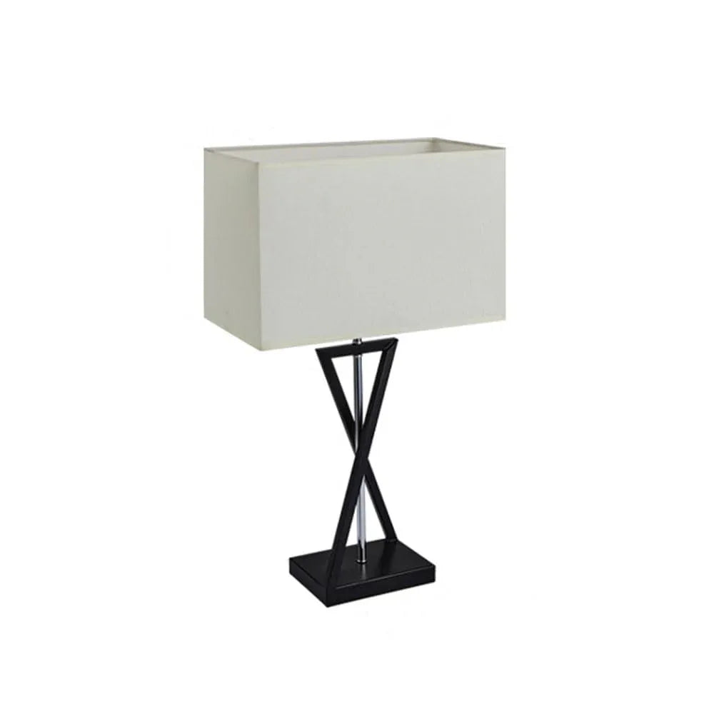 Audara-Simple Luxury Office Study Room Living Room Desk Light Bedroom Bedside Dormitory Desk Lamp Modern Scandinavian Fabric Metal Table Lamp Villa Restaurant B&B Hotel Front Desk Lighting Fixture Rectangular shade