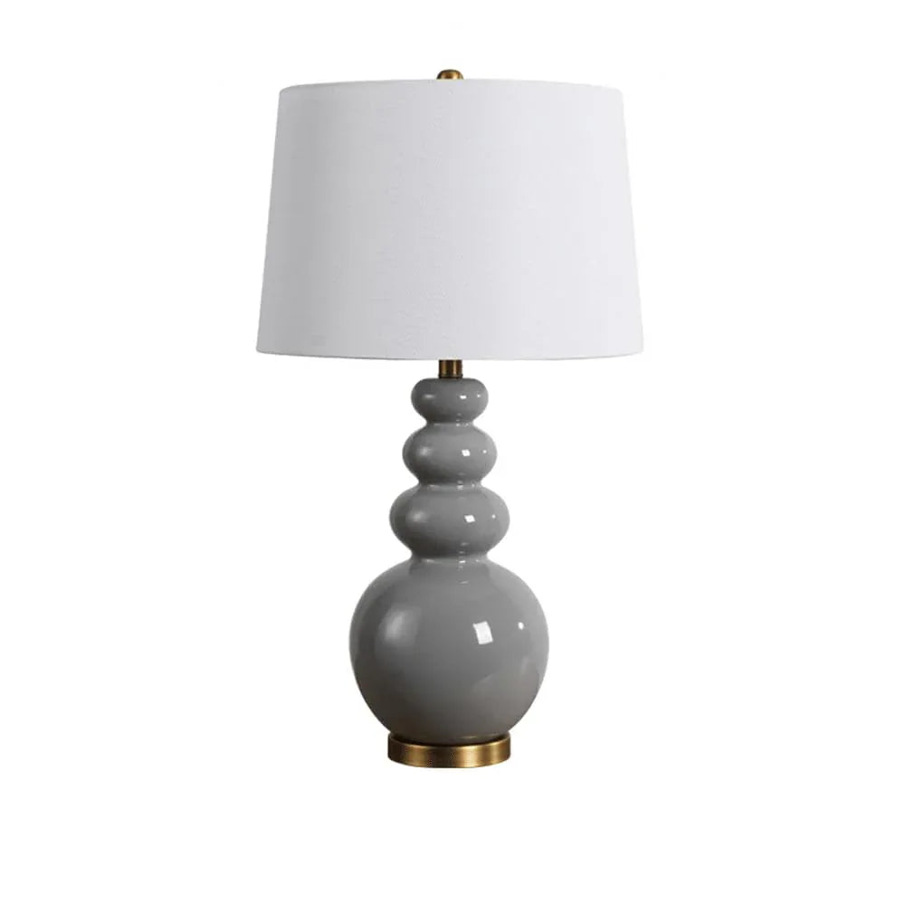 Audara-Modern Simple Living Room Bedroom Read Desk Light New Chinese Living Room Study Counter Decoration Desk Lamp Sample Room Bar Background Wall Table Lamp Villa Club Farmhouse Lighting Fixture Gray