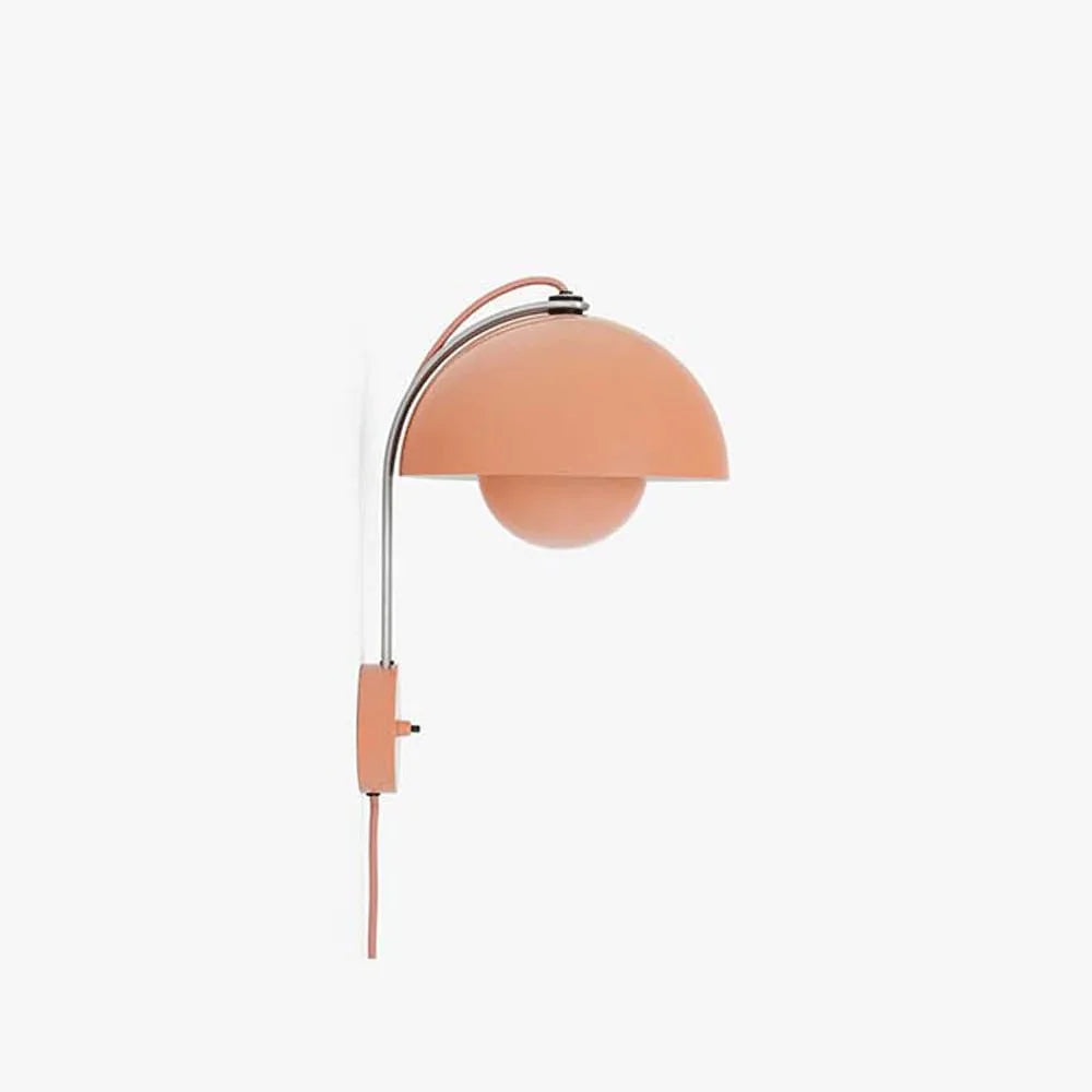 Audara-Scandinavian Simple Bedside Wall Lamp Creative Pod Decoration Wall Lights Living Room Aisle Staircase Sconces Japanese Mounted Lighting Fixture Pink