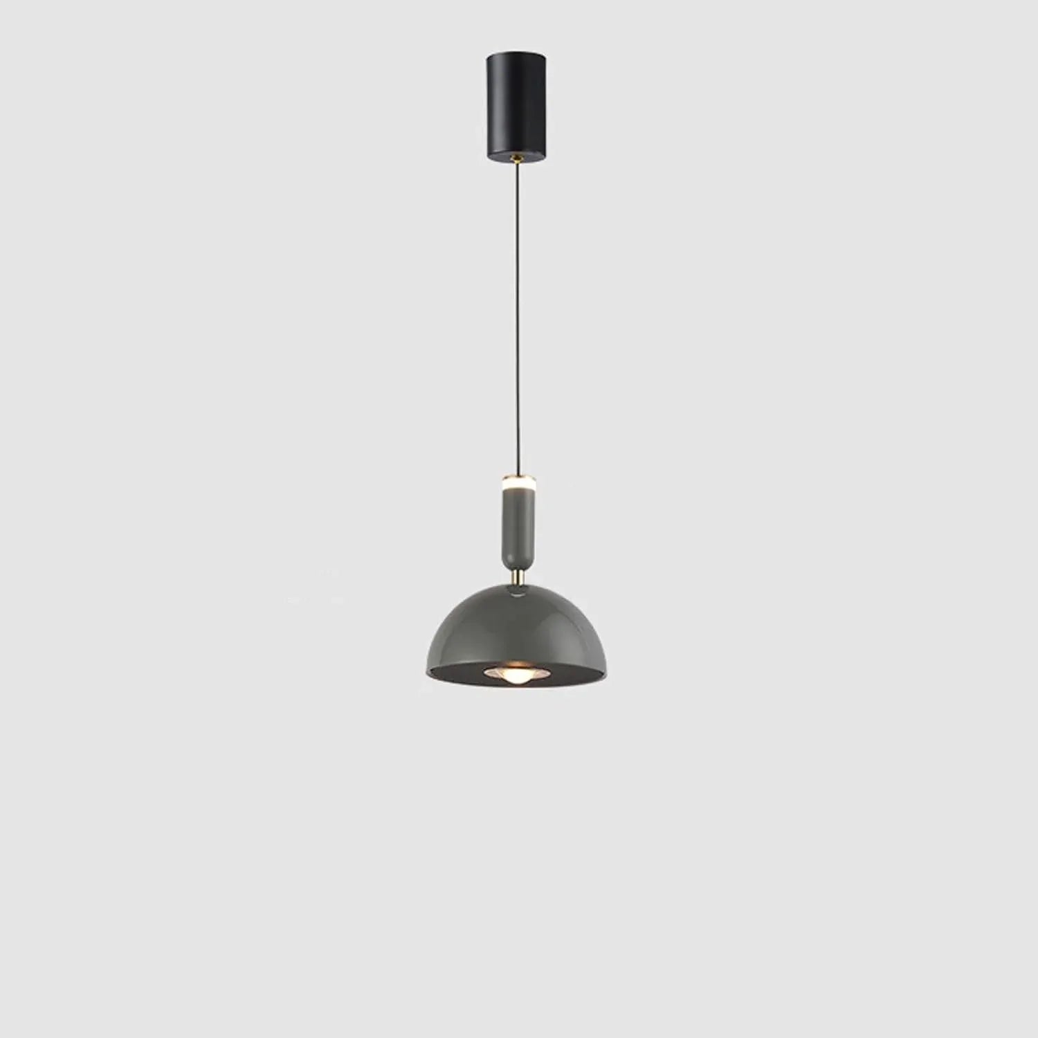 Audara-Premium Feeling Acrylic Aluminum Pendant Light Liftable Hovering Bedside Small Hanging Lamp White Single Head LEDChandeliers Study Living Room Backdrop Decoration Lighting Fixture