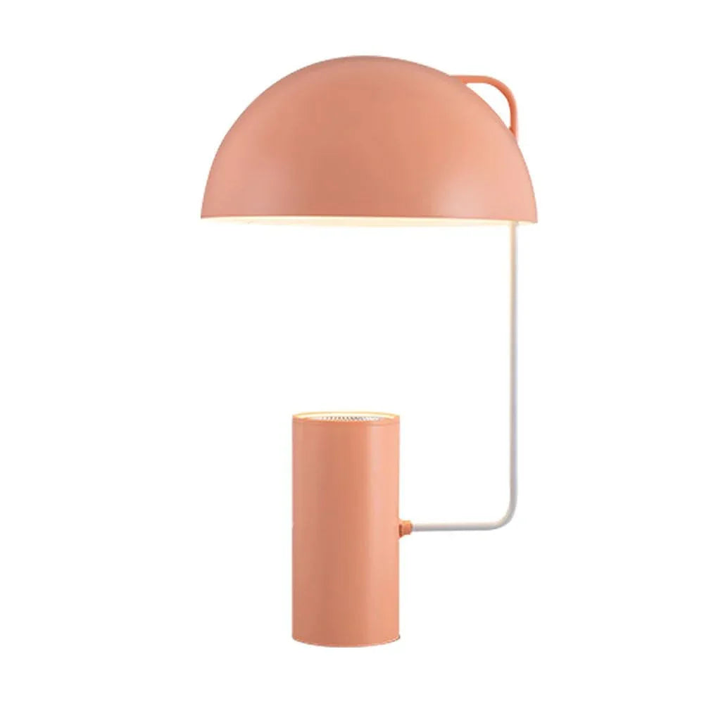 Audara-Scandinavian Simple Bedroom Study Office Desk Light Modern Designer Model Metal Desk Lamp Living Room Sofa Beside TV Wall Table Lamp Cafe Villa B&B Decoration Lighting Fixture Pink