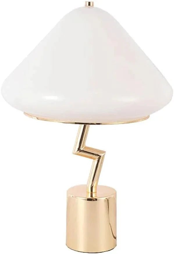 Audara-Creative Warm Mushroom Glass Desk Light French Romantic Bedroom Boys Girls Room Desk Lamp Apartment Study Room Dormitory Table Lamp Office Restaurant Bar Decoration Lighting Fixture