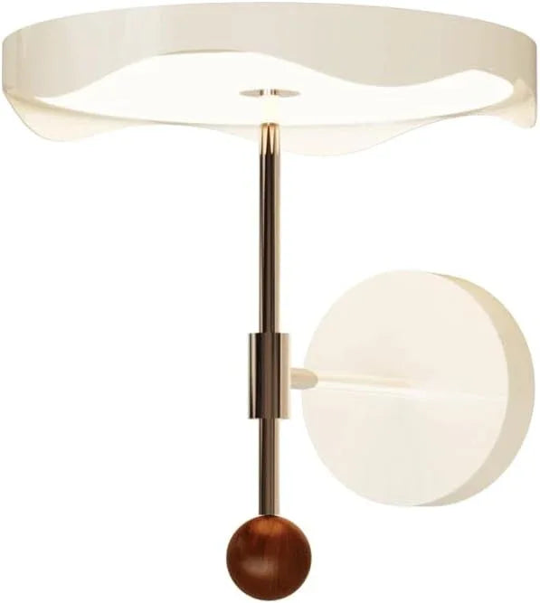 Audara-Antique Flying Saucer Eye Protection Wall Lamp French Cream Style Art Wall Lights Living Room Hallway Entryway Sconces Bedroom Bedside Ambiance Mounted Lighting Fixture