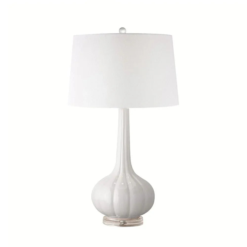 Audara-American Simple Bedroom Bedside Desk Light Creative Luxury Living Room Study Sofa Desk Lamp Office Club Apartment Table Lamp Coffee Shop Dining Room Mall Front Desk Lighting Fixture White