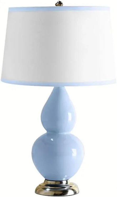 Audara-American Creative Living Room Bedroom Bedside Desk Light Light Luxury Warm Warm Cloth Gourd Glass Desk Lamp Fields Rustic Country Farmhouse B&B Table Lamp Hotel Restaurant Villa Lighting Fixture