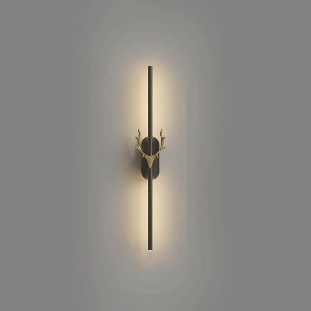 Audara-Simple Modern Long Wall Lamp Creative Antlers Bed Head Wall Lights Living Room Background Wall LED Sconces Living Room Entrance Hall Aisle Mounted Lighting Fixture
