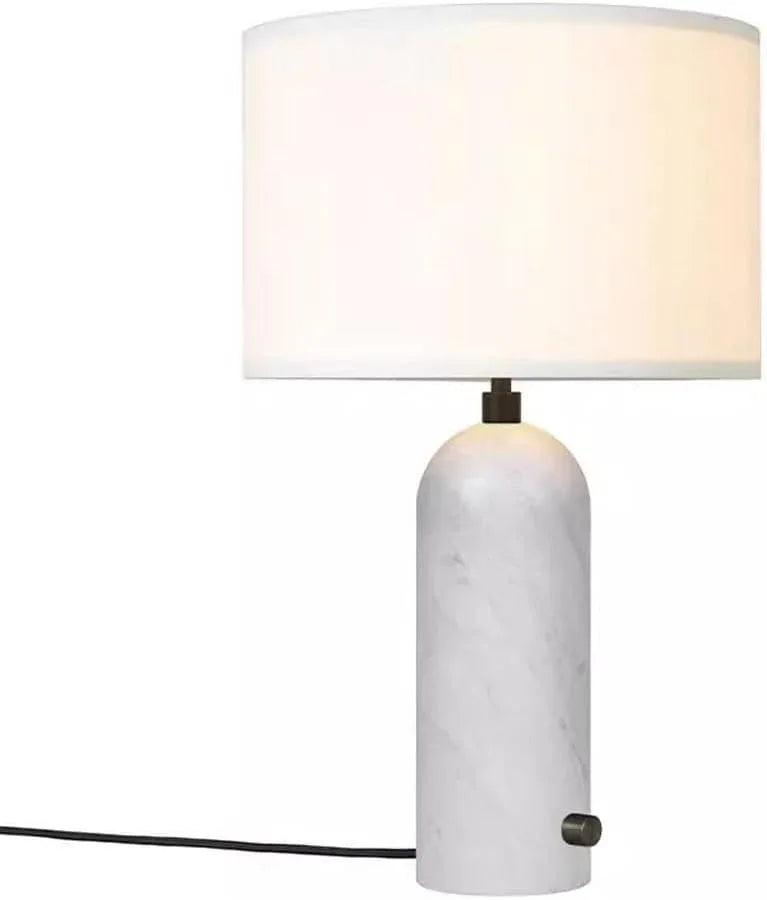 Audara-Simple Fashion Sample Room Showroom Desk Light High-end Handmade Fabric Marble Desk Lamp Coffee Shop Hotel Front Desk Restaurant Lighting Fixture Bedroom Study Room Living Room Table Lamp