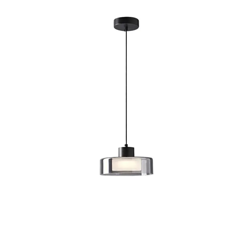 Audara-Italian Minimalist Bedside Pendant Lightled Handmade Creative Copper Bedroom Dressing Room Lighting Fixturese Tri-color Variable Light Glass Bar Chandeliers Scandinavian Hotel Living Room HangingLamp 5.9in 15cm