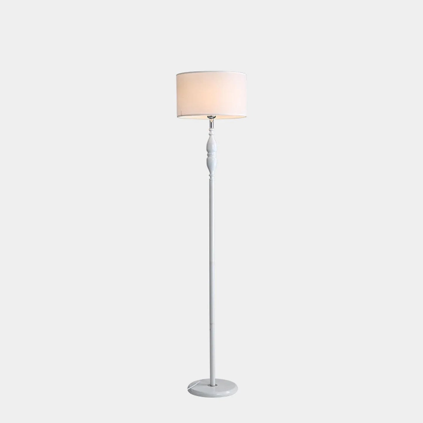 Audara-Personalized Creative Study Office Linen Floor Lamp Single Light Source E26 Bedroom Living Room Sofa Beside Standing Lamp H60in Backdrop Office Torchiere Villa Mall Lighting Fixture white drum shade models