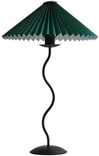 Audara-Simple Designer Study Office Desk Light Warm Hardware Pleat Desk Lamp Hotel Reception Villa Florist Cafe Library Lighting Fixture Dormitory Apartment Bedroom Bedside Table Lamp