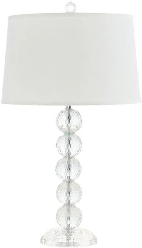Audara-Modern Luxury Desk Light Study Office European Simple Fabric Crystal Desk Lamp Bedroom Bedside Living Room Sofa Table Lamp Villa Club Cafe Farmhouse Decoration Lighting Fixture