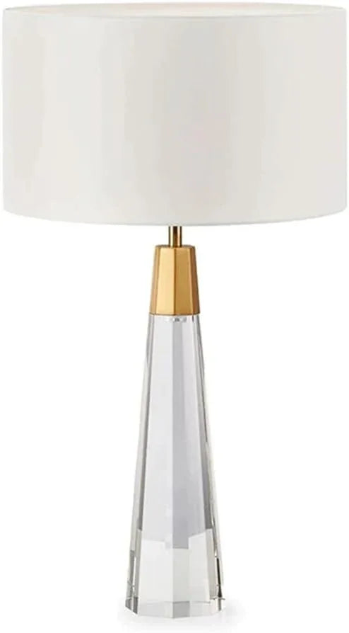 Audara-Postmodern Luxury Living Room Hotel Front Desk Light Simple White Fabric Crystal Desk Lamp Personalised Sample Room Sofa Corner Table Lamp Mall Club Decoration Lighting Fixture