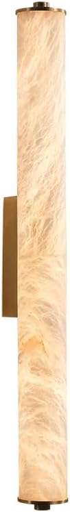 Audara-Modern Simple Wall Lamp Full Copper Long Strip Cloud Stone Wall Lights Living Room Background Wall Ambience Sconces Aisle Corridor Entryway Mounted Lighting Fixture