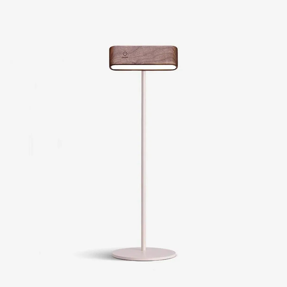 Audara-Minimalist Magnetic Adjustable Angle Solid Wood Desk Light Creative Rechargeable Handheld Small Wall Lamp Desk Lamp Dorm Room Dorm Room Bedroom Bed Small Table Lamp Restaurant Lighting Fixture Walnut