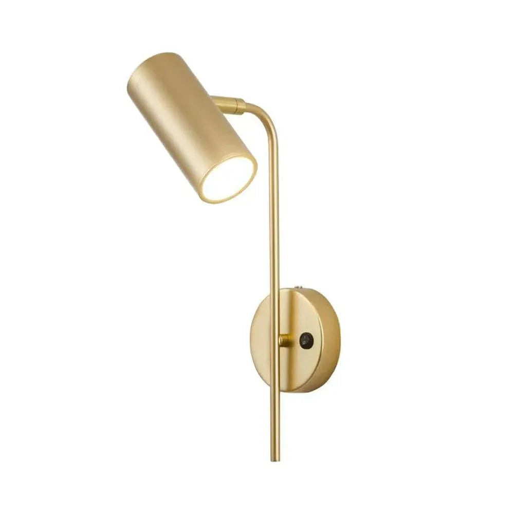 Audara-Rotatable Bedroom Bedside Wall Lamp Scandinavian Living Room Wall Lights Light Luxury Creative Staircase Sconces Aisle Corridor Metal Mounted Lighting Fixture Gold