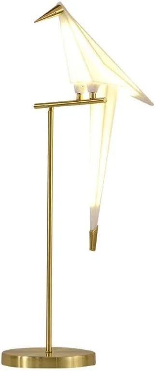 Audara-Postmodern Creative Study Office Desk Light Simple Art Bird-Shaped Metal Desk Lamp Bedroom Living Room Dormitory Table Lamp Apartment Cafe Western Restaurant Decoration Lighting Fixture