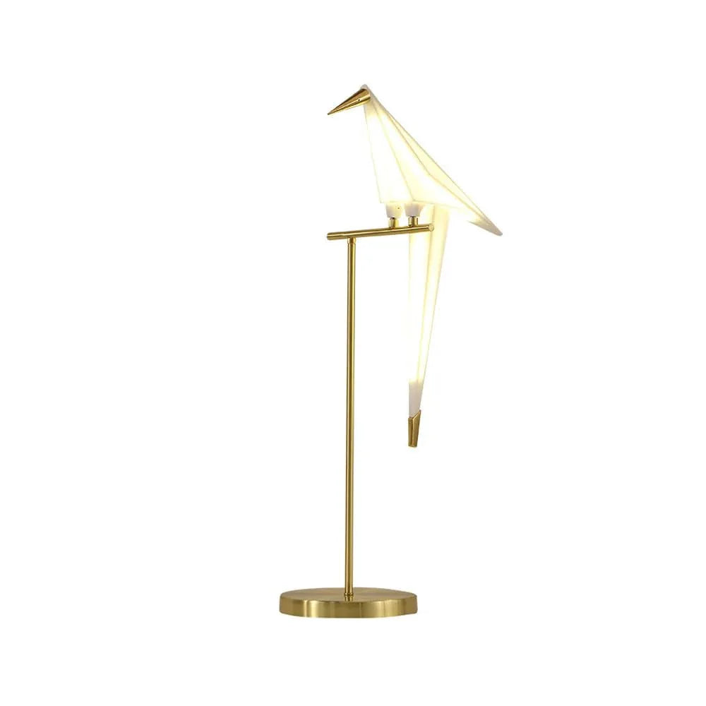 Audara-Postmodern Creative Study Office Desk Light Simple Art Bird-Shaped Metal Desk Lamp Bedroom Living Room Dormitory Table Lamp Apartment Cafe Western Restaurant Decoration Lighting Fixture