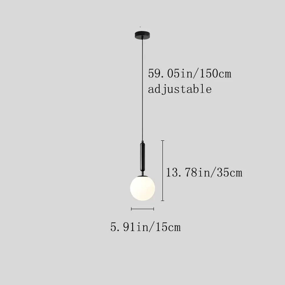 Audara-6-inch Glass Pendant Lights, Bohemian Style, Suitable for Various Lighting Scenarios Such As Tea Restaurants, Hallways, Balconies, Living Rooms, Hotel Entrances, and Cafes.
