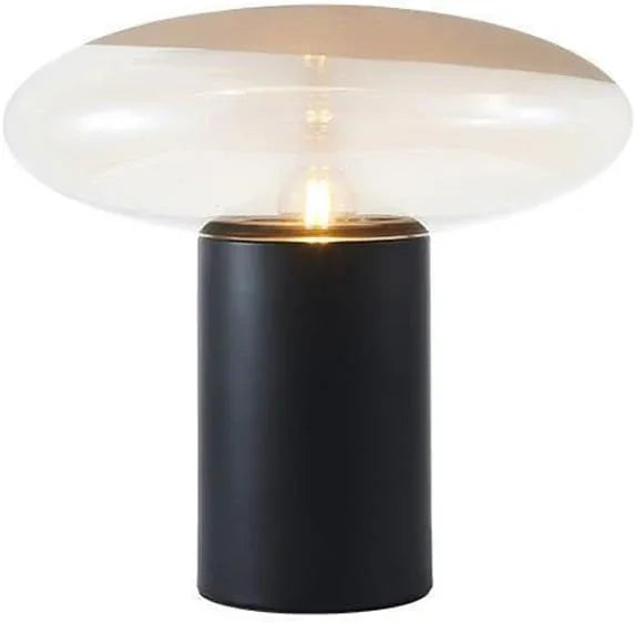 Audara-Modern Simple Sample Room Backdrop Desk Light Scandinavian Luxury White Transparent Glass Desk Lamp Hotel Villa Restaurant Decoration Lighting Fixture Bedroom Study Living Room Table Lamp