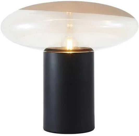Audara-Modern Simple Sample Room Backdrop Desk Light Scandinavian Luxury White Transparent Glass Desk Lamp Hotel Villa Restaurant Decoration Lighting Fixture Bedroom Study Living Room Table Lamp