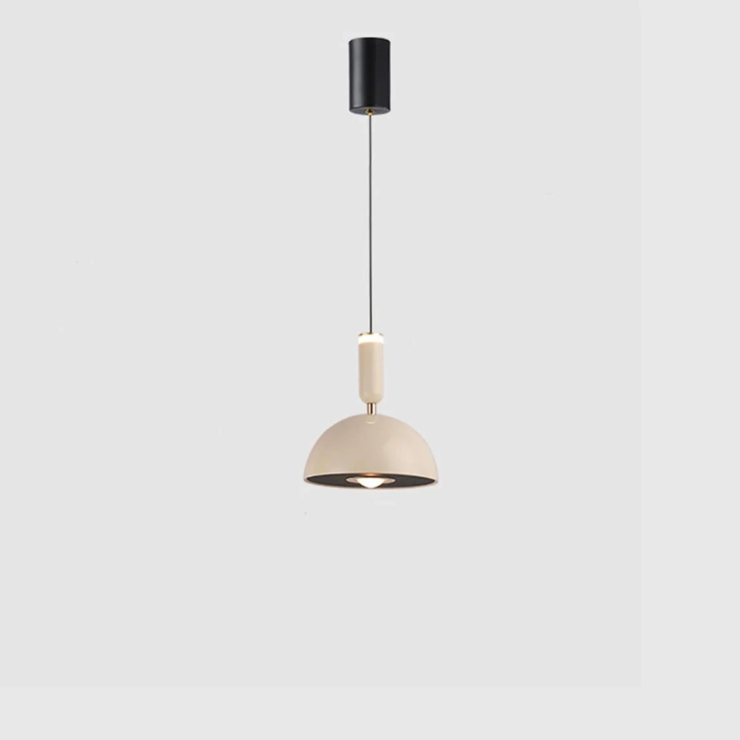 Audara-Premium Feeling Acrylic Aluminum Pendant Light Liftable Hovering Bedside Small Hanging Lamp White Single Head LEDChandeliers Study Living Room Backdrop Decoration Lighting Fixture