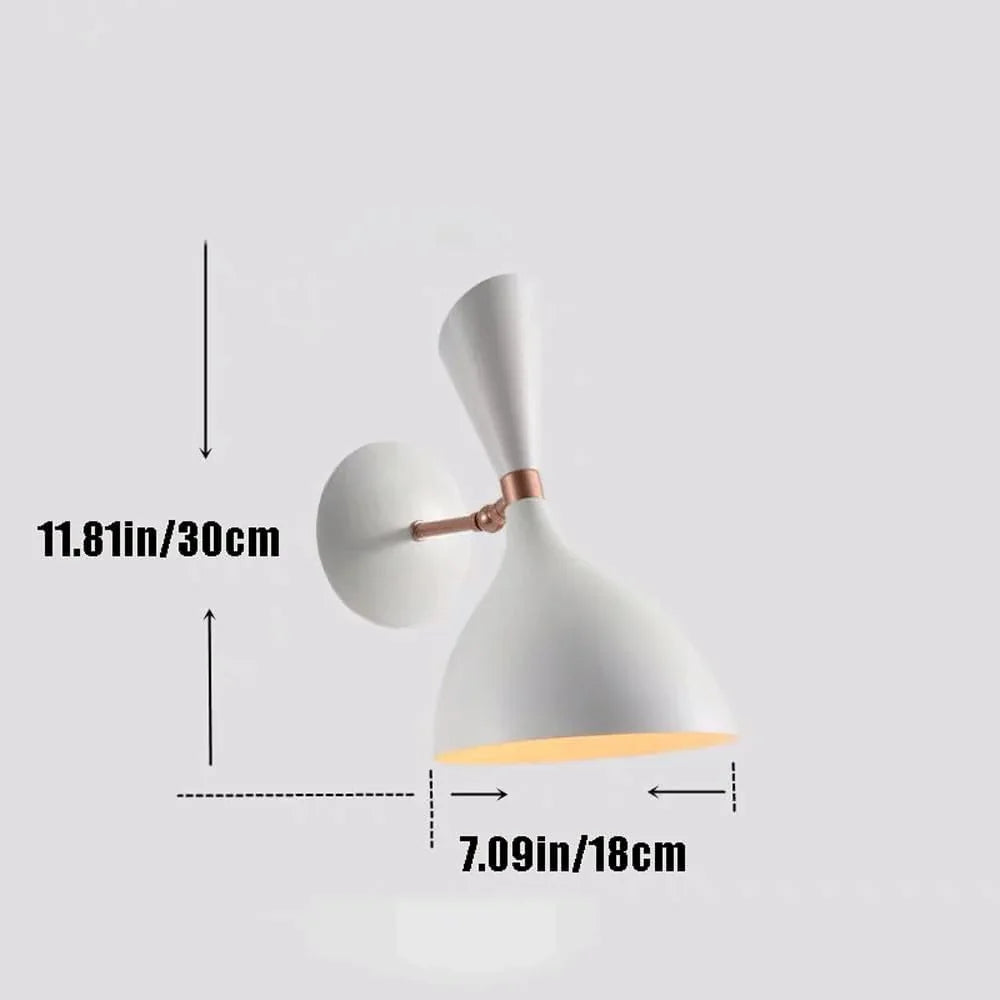 Audara-Scandinavian Industrial Style Staircase Wall lamp Bedroom Hotel Bedside Wall Lights Aisle Corridor Decoration sconces Postmodern Creative Background Wall Mounted Lighting Fixture