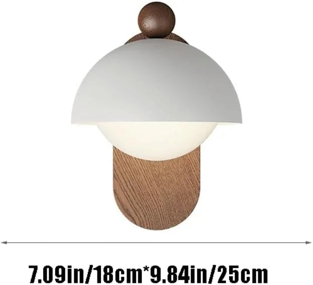 Audara-Scandinavian Simple Wall Lamp Bedroom Bedside LED Wall Lights Modern Creative Individuality Log Sconces Children's Room Balcony Study Room Mounted Lighting Fixture