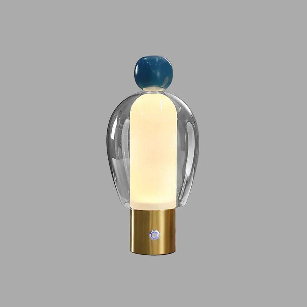 Audara-Creative Designer Model Office Living Room Study Desk Light Modern Luxury Glass Desk Lamp Bedroom Bedside Apartment Villa Table Lamp Cafe Mall Children's Room Lighting Fixture