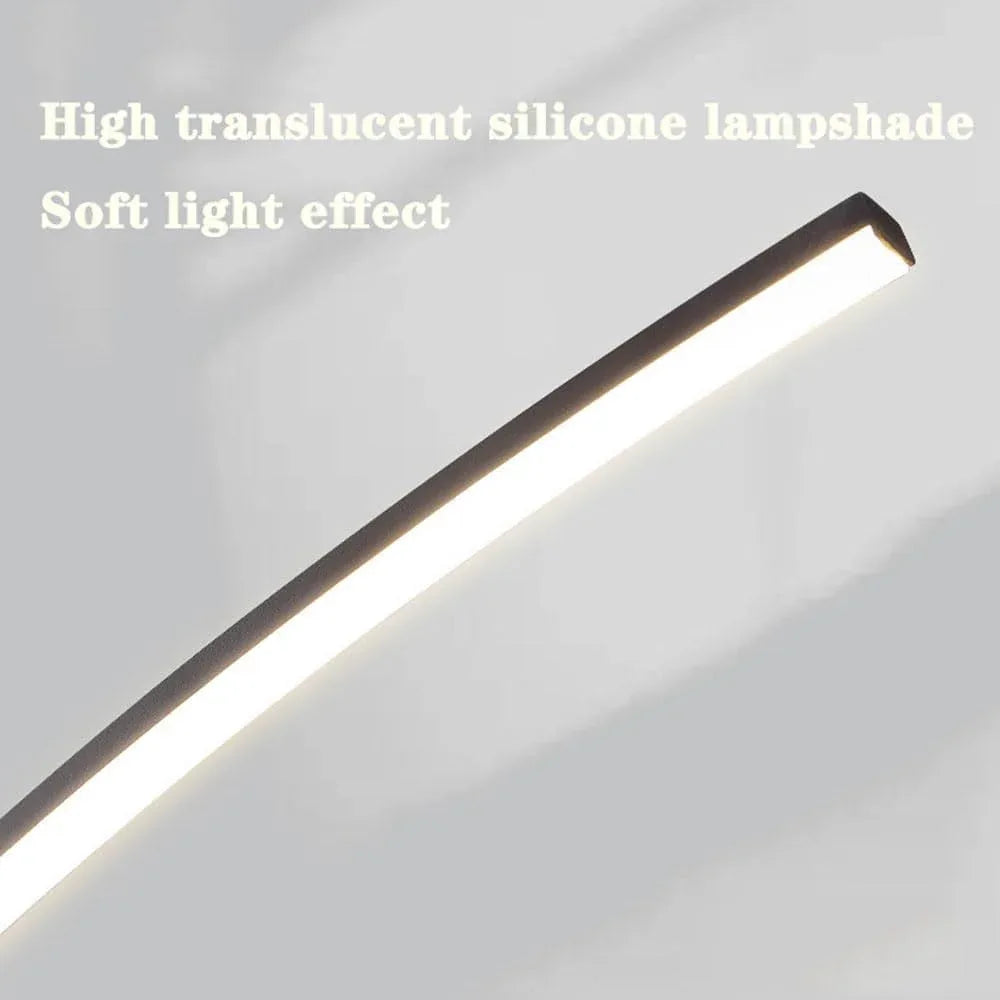 Audara-Remote Control Dimmer Multicolour Ambience LED Floor Lamp Sofa Foot Bedroom Bed Standing Lamp Villa Restaurant Gaming Room Decoration Lighting Fixture