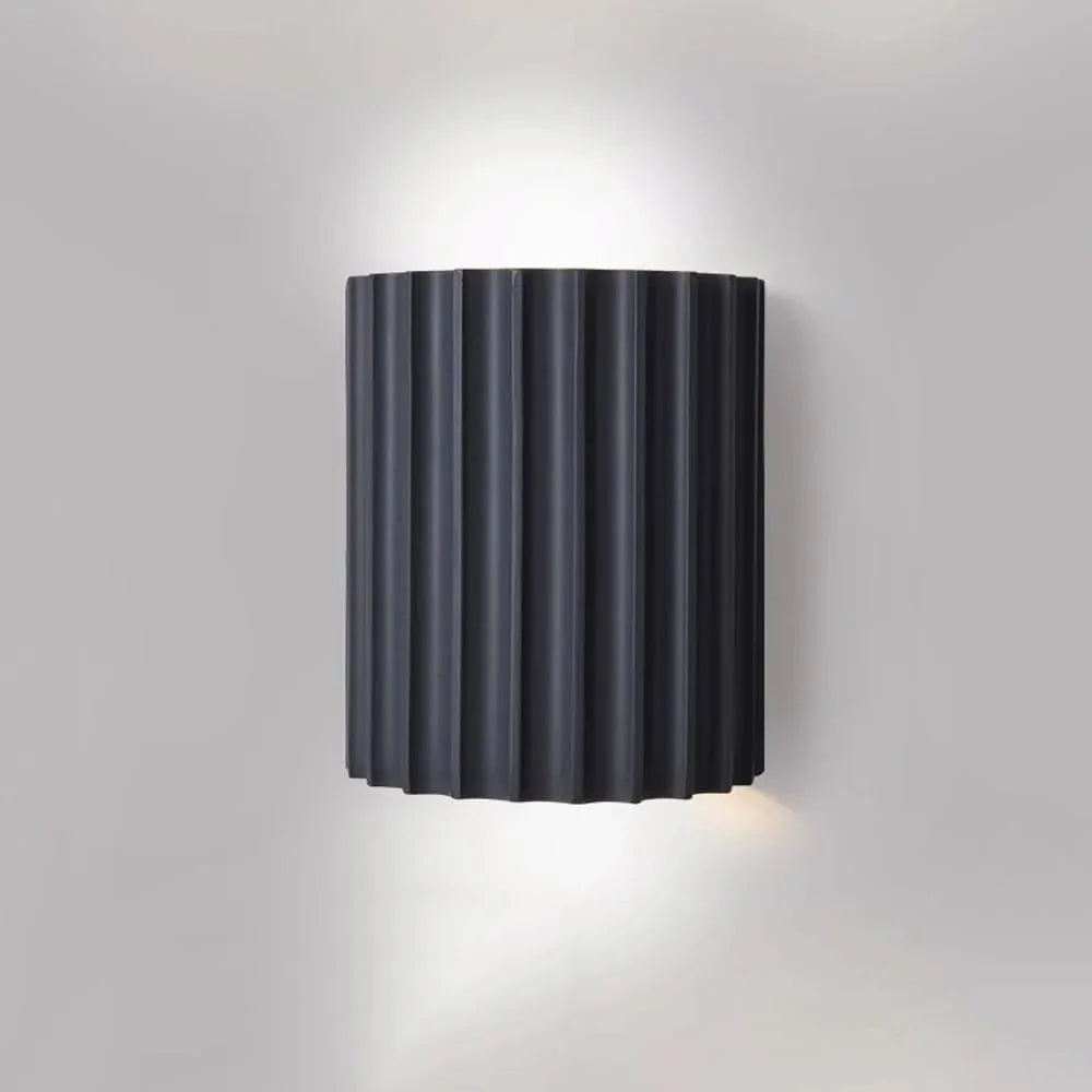 Audara-Macaron Matching Color G9 Lamp Base Resin Wall Lamp Modern Simple Bedroom Bedside Living Room Backdrop Wall Lights 5.51in Stairway Aisle Entryway Wall Sconces For Study Room B&B Lighting Fixture