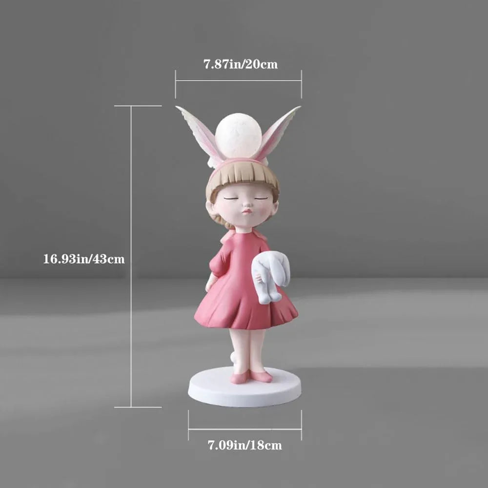 Audara-Creative Cute Living Room Backdrop Desk Light Warm Elegant Resin Desk Lamp Bedroom Bedside Dormitory Table Lamp Villa Club Coffee Shop Restaurant Shop Showroom Lighting Fixture
