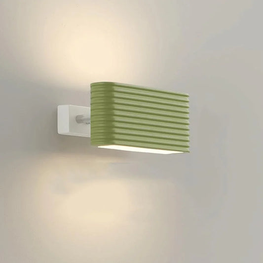 Audara-Simple Cream Style Bedroom Bedside Wall Lamp Scandinavian Living Room Background Wall Lights Aisle Creative Colorful Art Sconces Aisle Corridor Resin Mounted Lighting Fixture