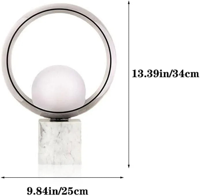 Audara-Simple And Modern Exhibition Hall Model Room Living Room Desk Light Creative Luxury Marble Desk Lamp Farmhouse Villa Restaurant Cafe Lighting Fixture Club Shopping Mall Bedroom Bedside Table Lamp