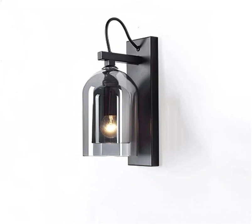 Audara-Scandinavian Bedroom Bedside Wall Lamp Creative B&B Hotel Wall Lights Designer Living Room Background Wall Sconces Light Luxury Simple Glass Mounted Lighting Fixture