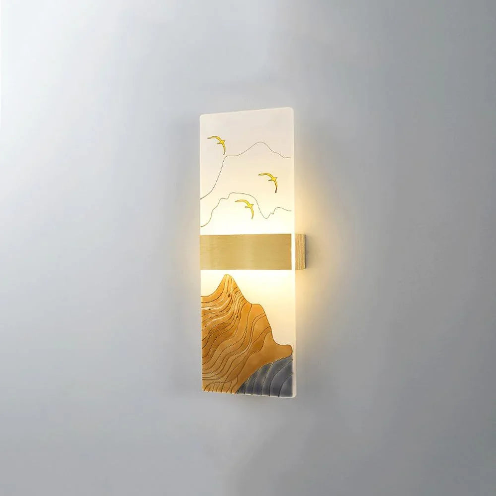 Audara-New Chinese Style Full Copper Wall Lamp Creative Bedside Enamel Color Wall Lights Living Room Study Room Staircase Sconces Modern Simple Entrance Mounted Lighting Fixture