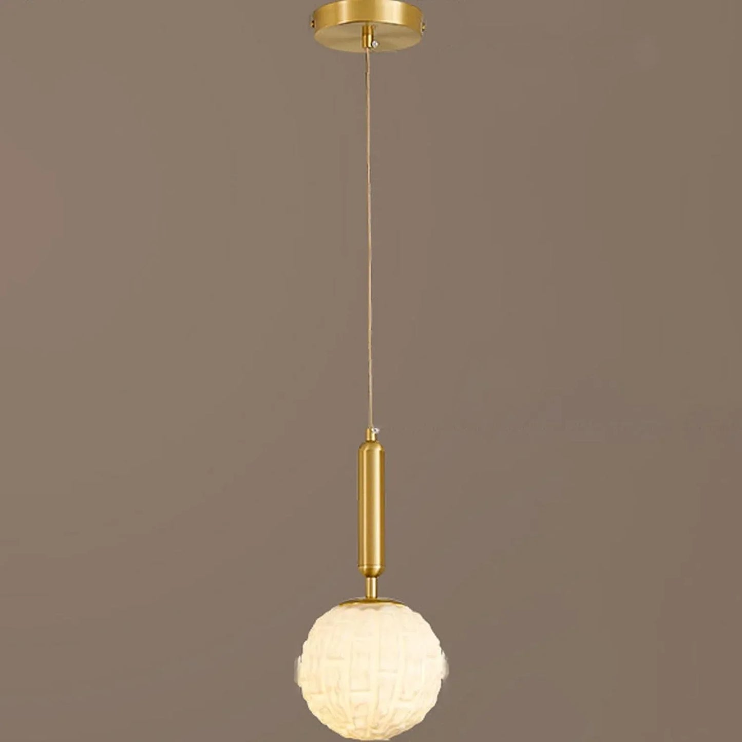 Audara-5-inch Diameter Crystal Pendant Light, Spherical Decorative Lamp, Bohemian Style, European Minimalist Style, Suitable for Bedrooms, Hotels, Entryways, Kitchen Islands, and Other Scenarios.