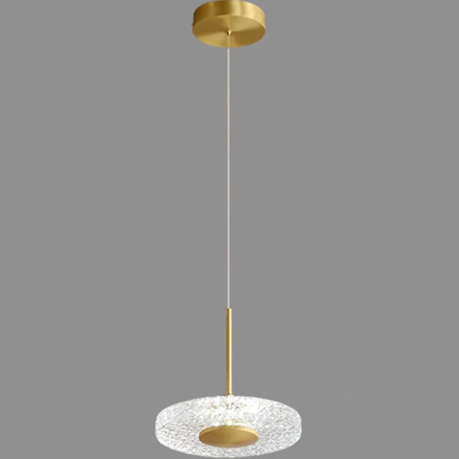 Audara-4-in Crystal Pendant Light, Decorative Lighting Fixture, Bohemian Style, European Minimalist Style, Suitable for Bedrooms, Hotel Entryways, Kitchen Islands, and Other Scenarios.