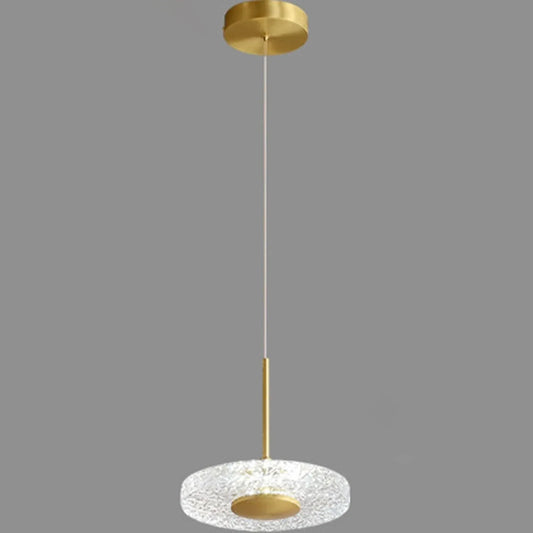 Audara-4-in Crystal Pendant Light, Decorative Lighting Fixture, Bohemian Style, European Minimalist Style, Suitable for Bedrooms, Hotel Entryways, Kitchen Islands, and Other Scenarios.