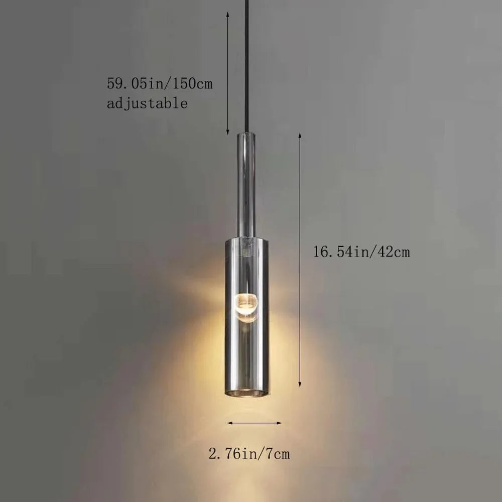 Audara-Creative Crystal Pendant Light, Small-sized Ceiling Hanging Decorative Light Fixture, Modern Minimalist Style, Bohemian Style, Suitable For Bedrooms, Hotel Rooms, Kitchen Islands, Entryways, Et