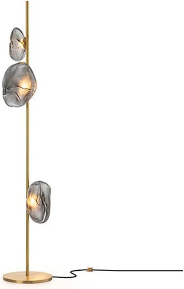 Audara-Italian Light Luxury Corridor Living Room Floor Lamp 3/6 Light Source Simple Bedroom Bedside Standing Lamp Office Backdrop Torchiere Showroom Villa Decoration Lighting Fixture