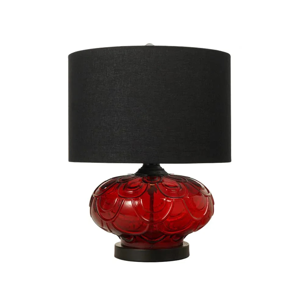 Audara-Modern Simple Bedroom Bedside Desk Light European Glass Fabric Desk Lamp Living Room Study Apartment Table Lamp Villa Model House Farmhouse Restaurant Showroom Lighting Fixture Dark