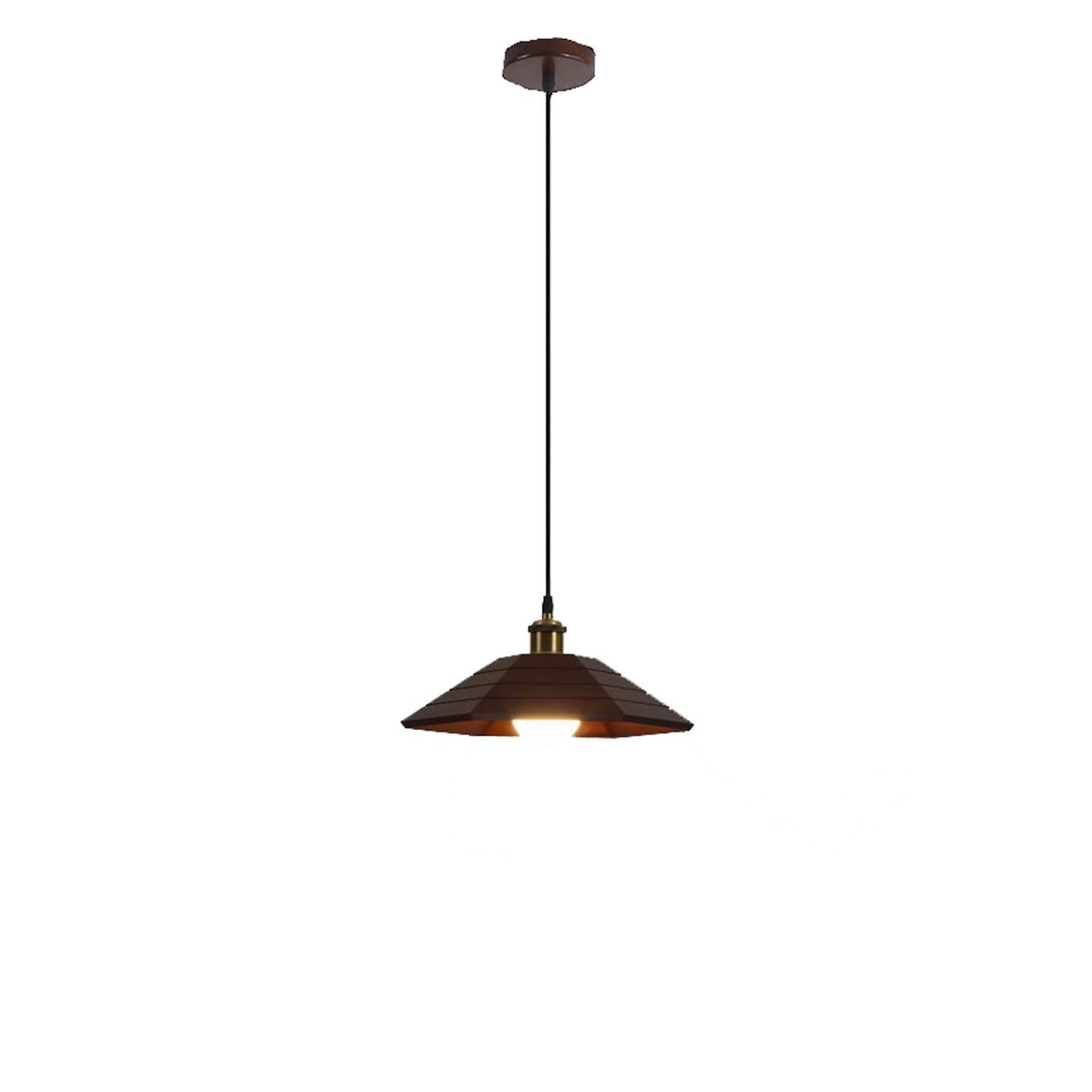 Audara-Creative Eaves Wooden Pendant Light 13in Living Room Hallway Balcony Hanging Lamp Dual Color Available Bedroom Study Room Decor Chandeliers B&B Tea Room Lighting Fixtures