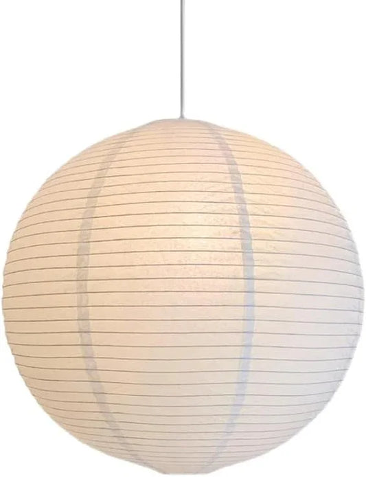 Audara-Sphere White Pendant Light Handmade Cotton Paper Hanging Lamp E26 Lampholder Diameter 11.8in Chandeliers Living Room Bedroom Bedside Mall Flower Shop Coffee Shop Tea House Dining Room Lighting