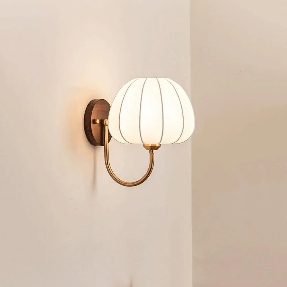 Audara-French Medieval Wall Lamp Bedroom Bedside Wall Lights Retro Wabi-sabi Wind Ambience Sconces Creative B&B Hotel Silk Mounted Lighting Fixture Medium