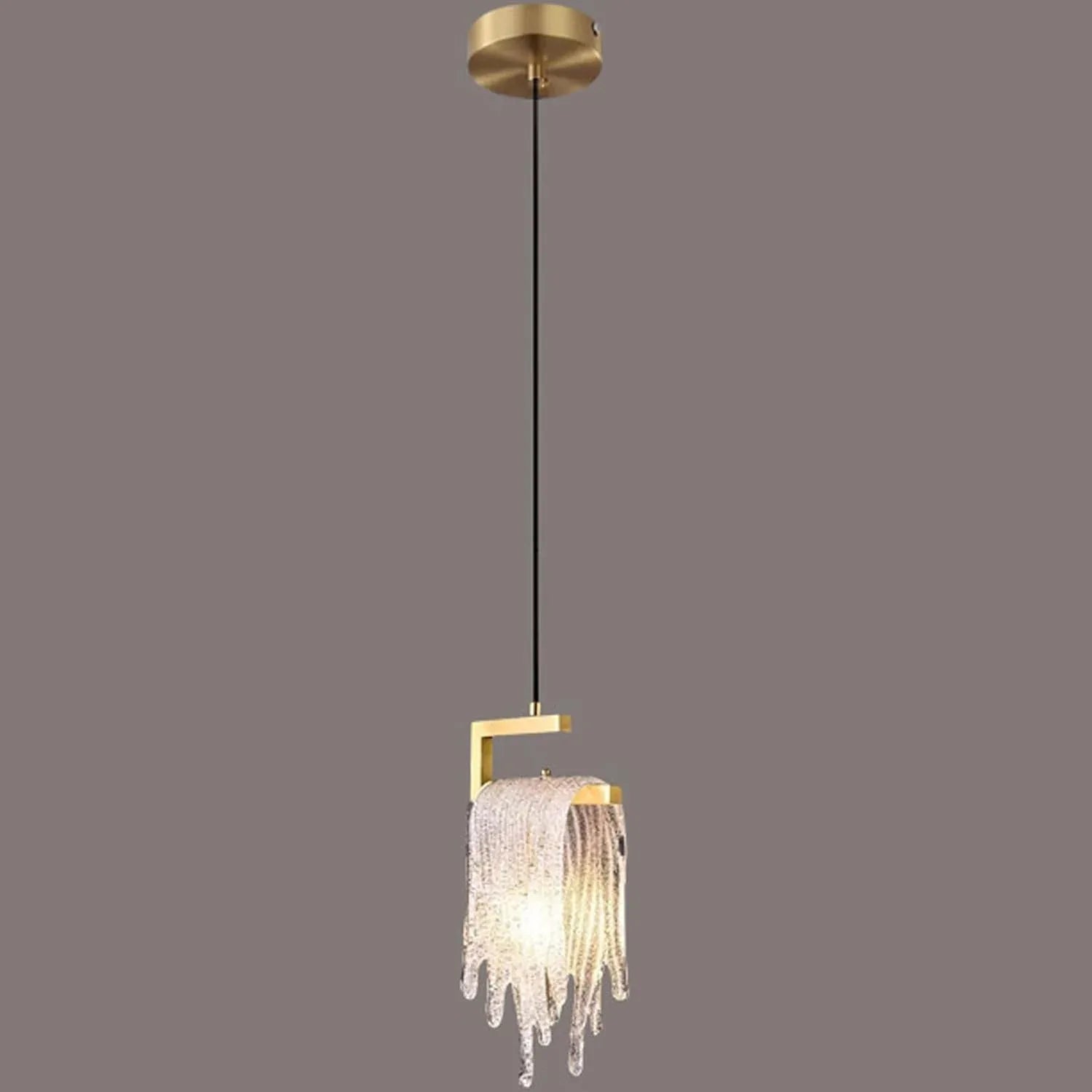 Audara-Crystal Pendant Light, 8-inch Style, Modern and Luxurious Design, Suitable for Various Locations Such As Hotels, Restaurants, and Kitchen Islands. Also Suitable for Bedrooms.