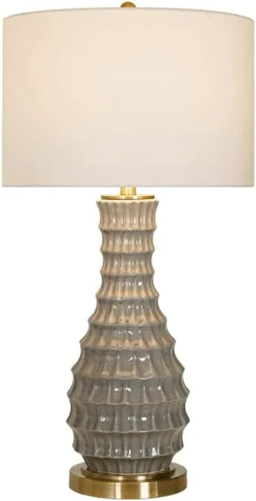 Audara-Luxury Nordic Study Office Desk Light Simple Bedroom Bedside Living Room Desk Lamp Hotel Front Desk Coffee Shop Restaurant Table Lamp White Fabric Ceramic Decoration Lighting Fixture