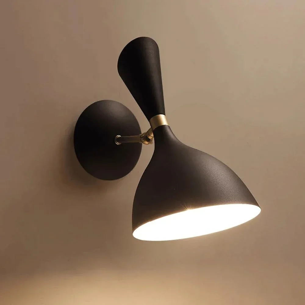 Audara-Scandinavian Industrial Style Staircase Wall lamp Bedroom Hotel Bedside Wall Lights Aisle Corridor Decoration sconces Postmodern Creative Background Wall Mounted Lighting Fixture Dark