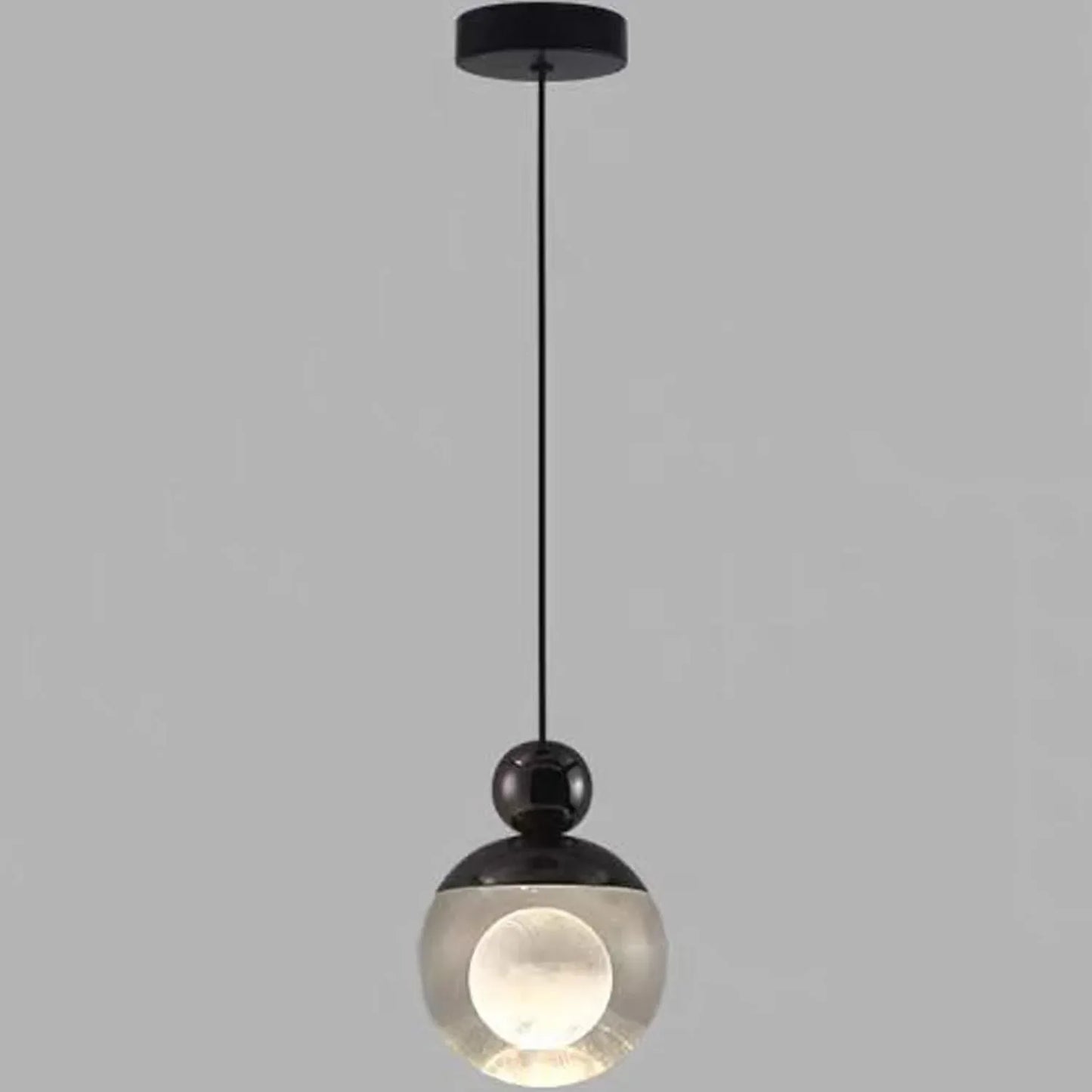 Audara-4-in Crystal Pendant Light, Decorative Lighting Fixture, Bohemian Style, European Minimalist Style, Suitable for Bedrooms, Hotel Entryways, Kitchen Islands, and Other Scenarios.