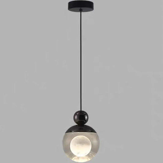 Audara-4-in Crystal Pendant Light, Decorative Lighting Fixture, Bohemian Style, European Minimalist Style, Suitable for Bedrooms, Hotel Entryways, Kitchen Islands, and Other Scenarios.