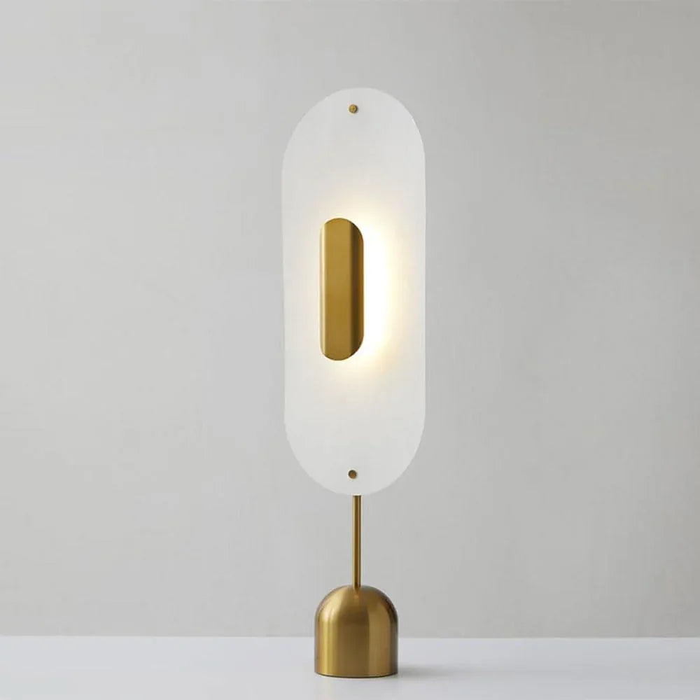 Audara-Scandinavian Simple Bedroom Study Desk Light Art Creative Acrylic Metal Desk Lamp Mall Front Desk Coffee Shop Restaurant Decoration Lighting Fixture Office Apartment Living Room Table Lamp